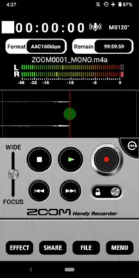 Handy Recorder android App screenshot 2